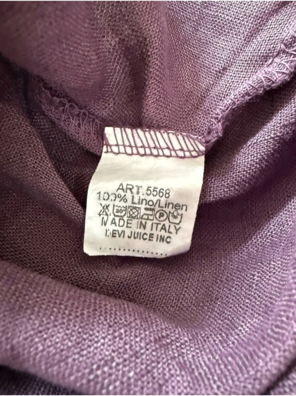 DEVITALIA Linen Ruffle Top Tunic, One Size - Picture 2 of 6